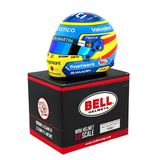 Bell HP77 Fernando Alonso 1:2 Scale F1 Mini Helmet for Aston Martin 2025 F1 Season