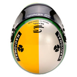 Bell Ayrton Senna 30 Year Legacy 1:2 Scale F1 Mini Helmet, Yellow and Pearl Liveries