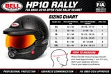 Competition Motorsport Bell HP10 Rally Helmet FIA 8860-2018