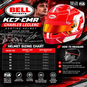 Competition Motorsport Bell KC7-CMR Charles Leclerc Karting Helmet Snell-fia CMR-2016