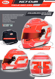 Competition Motorsport Bell KC7-CMR Charles Leclerc Karting Helmet Snell-fia CMR-2016 helmet