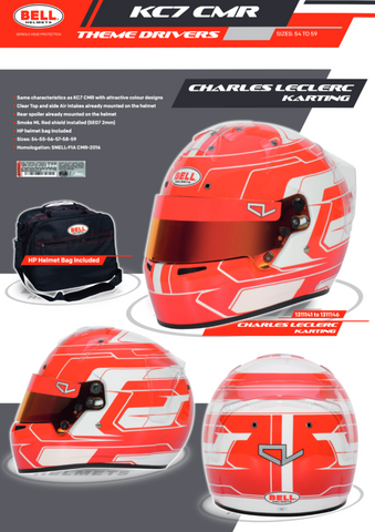 Helmet Bell KC7 CMR Charles Leclerc 58