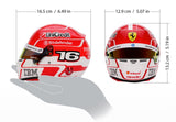 Bell HP77 Charles Leclerc 1:2 Scale F1 Mini Helmet for Ferrari 2025 F1 Season
