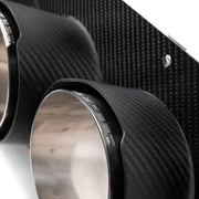 Fabspeed Carbon Quad Exhaust Tips for Chevrolet Corvette C8 Z06, product view 2