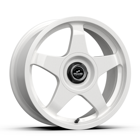 Fifteen52 Chicane Rally White Wheel for Porsche Macan. Cast, lightweight, 90s racing style. 18x8.5, 5x112. PMB Performance expertise. $325/ea. Inquire now!