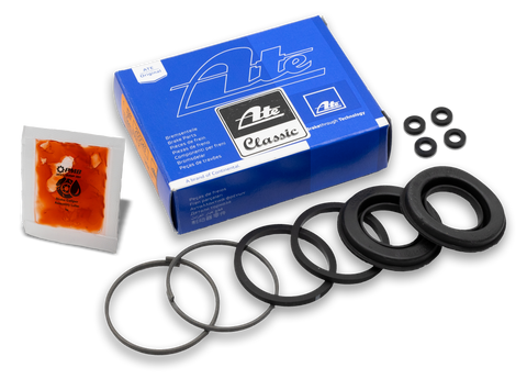 Porsche brake caliper seal kit for dependable caliper maintenance. Durable seals ensure optimal braking performance and longevity.