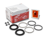 Premium Porsche brake caliper seal kit for maintaining brake reliability. High-quality seals ensure long-lasting caliper performance.