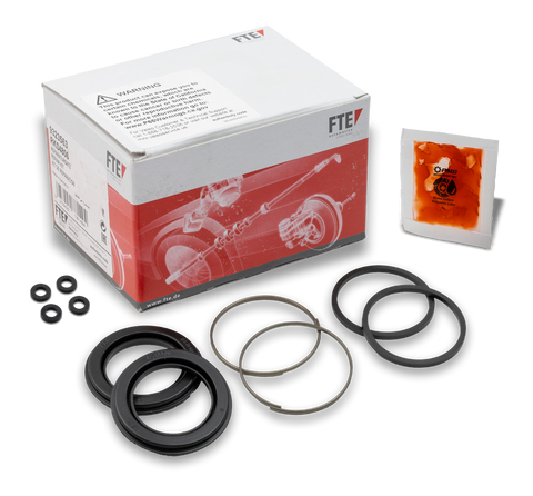 Porsche brake caliper seal kit with durable seals for optimal caliper function. Ideal for restoring brake performance and longevity.