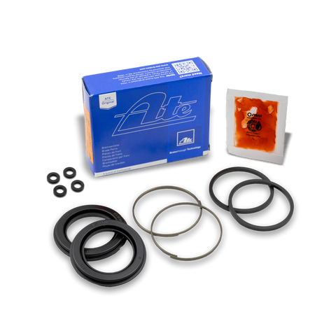 Porsche brake caliper seal kit provides long-lasting seals for effective brake performance. Ensures smooth, reliable caliper function.