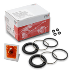 Porsche brake caliper seal kit designed for consistent caliper function. Durable seals for smooth braking and secure caliper repair