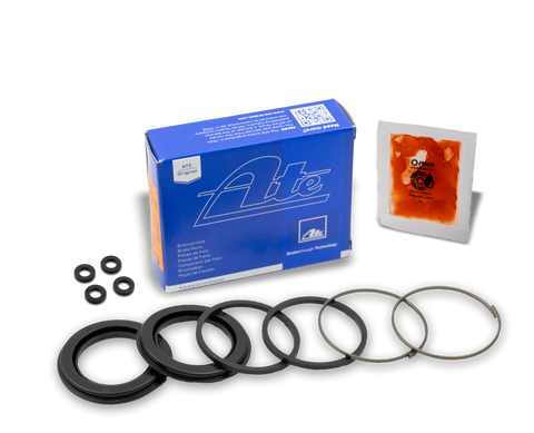 Porsche caliper seal kit for reliable brake maintenance. High-quality seals enhance caliper function and ensure consistent braking