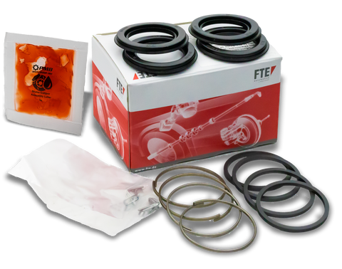 Premium Porsche caliper seal kit. Durable and efficient, perfect for maintaining top brake performance.