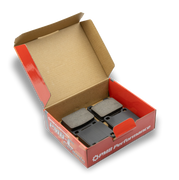 Ceramic brake pads for Porsche brakes with G/G FMSI rating for unmatched stopping power and control.