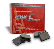 Porsche brakes with ceramic brake pads offering exceptional cold and hot stopping power and low brake dust.