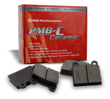 Ceramic Porsche brake pads with low noise and dust for high-performance braking and excellent modulation.