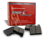 Ceramic Porsche brake pads with low noise and dust for high-performance braking and excellent modulation.