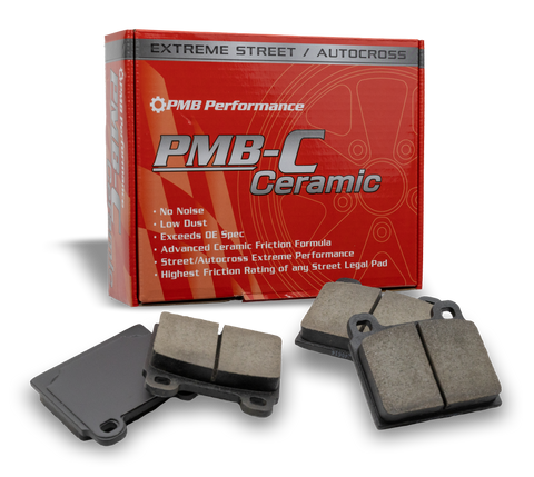 High-performance Porsche ceramic brake pads with low dust and unbeatable cold and hot stopping power.