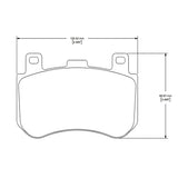 Competition Motorsport Cobalt Rear Racing Brake Pads RC95 rear