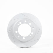 Rennline OE+ Right Front Brake Rotor for 958 Cayenne: Vented, slotted rotors for improved heat dissipation and stopping power. Shop now at PMB Performance.