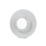Rennline OE+ Right Rear Brake Rotor for Macan: Vented, slotted rotors with GEOMET coating for improved heat dissipation. Shop now at PMB Performance.