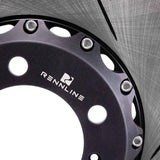 Rennline Floating Vented Slotted Front Rotor Pair for Porsche 997