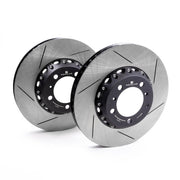 Rennline Floating Vented Slotted Front Rotor Pair for Porsche 997