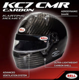 Bell KC7 CMR Carbon Fiber Karting Helmet - Snell-FIA CMR-2016 product image 8