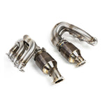 Fabspeed Porsche 981 Cayman GT4 / Boxster Spyder RENNKRAFT® Modular Headers with HJS Catalytic Converters (2015-2016) (Image: 2)