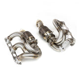 Fabspeed Porsche 981 Cayman GT4 / Boxster Spyder RENNKRAFT® Modular Headers with HJS Catalytic Converters (2015-2016) (Image: 3)