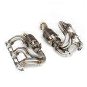 Fabspeed Porsche 981 Cayman GT4 / Boxster Spyder RENNKRAFT® Modular Headers with HJS Catalytic Converters (2015-2016) (Image: 3)