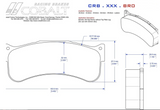 Cobalt XR1 Front Brake Pads for Porsche 992