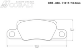 Cobalt XR1 Front/Rear Brake Pads for Porsche 991/992