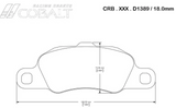 Cobalt XR1 Front/Rear Brake Pads for Porsche 997/991/992/981/718 (2008–2019)