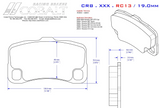 Cobalt XR1 Rear Brake Pads for Porsche 996/997 (2000–2012)