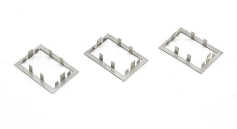 Porsche 911 door panel bezels reinforce power window switch cutouts. Annealed stainless steel by JWest/Appbiz. Fits '72-'94 911. Shop - PMB Performance.