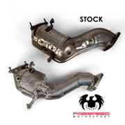 Fabspeed HJS Sport Catalysts for Corvette C8 ZR1X, product view 2