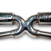 Fabspeed Maxflo X-Pipe Exhaust for Porsche 911 with SSI-Style Headers, product view 3