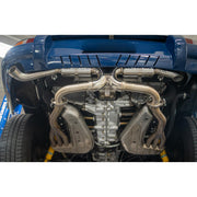 Fabspeed Maxflo X-Pipe Exhaust for Porsche 911 with SSI-Style Headers, product view 6
