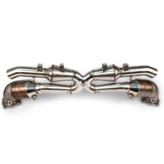Fabspeed HJS Sport Cat X-Pipe for Porsche 992.2 Turbo S, product view 2