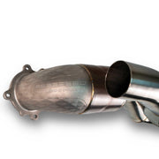 Fabspeed HJS Sport Cat X-Pipe for Porsche 992.2 Turbo S, product view 3