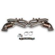 Fabspeed HJS Sport Cat X-Pipe for Porsche 992.2 Turbo S