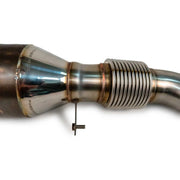 Fabspeed HJS Sport Cat Downpipe for BMW B58N, product view 9