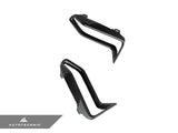 AutoTecknic Dry Carbon Front Bumper Grille Trim Set - G20 M340i M-Sport Pre-LCI