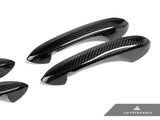 AutoTecknic Dry Carbon Door Handle Trim Set - G16 8-Series Gran Coupe