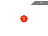AutoTecknic Bright Red Audio Volume Button - F95 X5M | F96 X6M 2020–2023