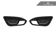 AutoTecknic Dry Carbon Interior Door Handle Trim Set - F87 M2 | F22 2-Series | F20 1-Series