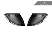 AutoTecknic Replacement Version II Dry Carbon Mirror Covers - Mercedes-Benz W205 C-Class