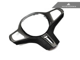 AutoTecknic Carbon Alcantara Steering Wheel Trim - G05 X5 | G06 X6 | G07 X7