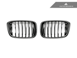 AutoTecknic Replacement Carbon Fiber Front Grille Set - G01 X3 | G02 X4 Pre-LCI