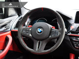 AutoTecknic Replacement Carbon Steering Wheel - F95 X5M | F96 X6M